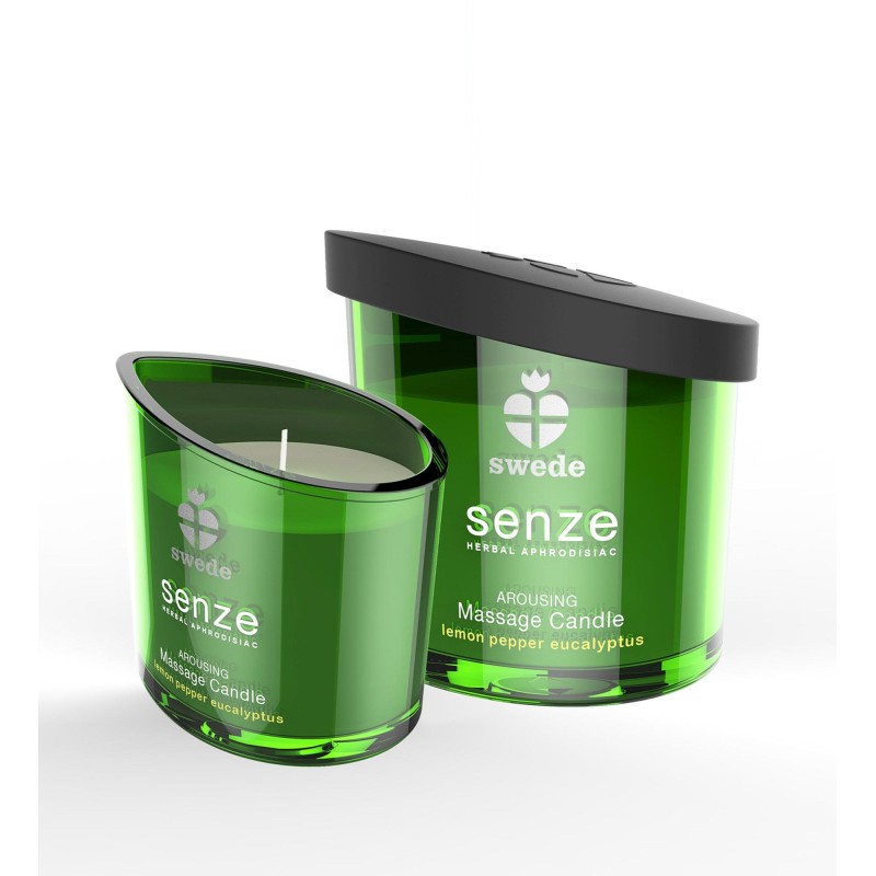 Swede - Senze Arousing Massage Candle Lemon Pepper Eucalyptus